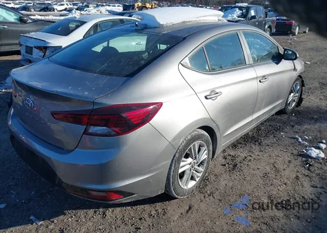 2020 Hyundai Elantra Sel из США, поврежденный, VIN KMHD84LFXLU077484